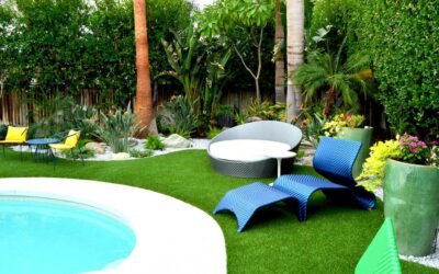 Artificial Turf Around Pool