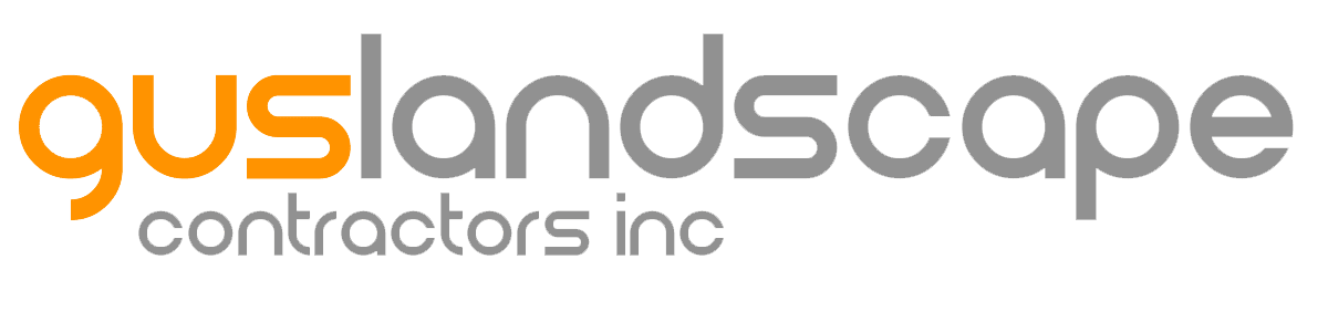 Gus Landscape Contractors logo.